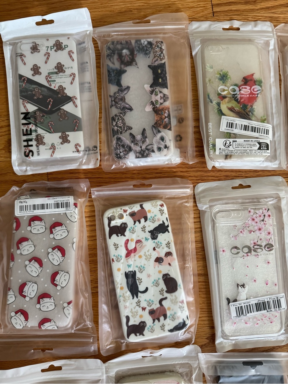 29 Assorted iPhone 7/8+ Phone Case Pack + Glass Protective Screens - Picture 3 of 8